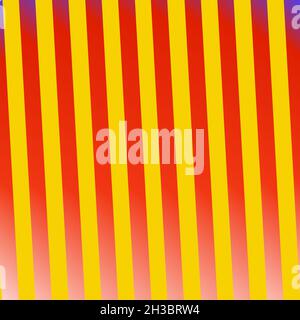 Rote und gelbe Farben abstrahieren die diagonale Hintergrunddarstellung. C Stockfoto