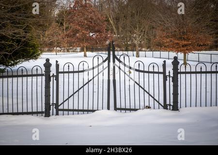 Little Falls Friends Meeting - Quaker Meeting House in Harford County Maryland Stockfoto