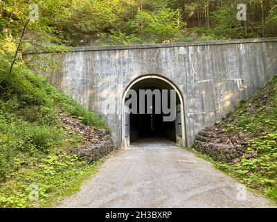 Große Allegheny Passage ( GAP ) Radweg Big Savage Tunnel Stockfoto