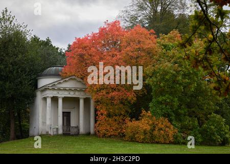 Tempel der Bellona Kew Gardens London. Stockfoto