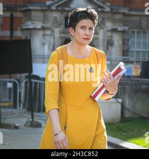 Westminster, London, Großbritannien. Oktober 2021. Alison Thewliss, Abgeordnete der Scottish National Party (SNP) heute in Westminster. Kredit: Imageplotter/Alamy Live Nachrichten Stockfoto