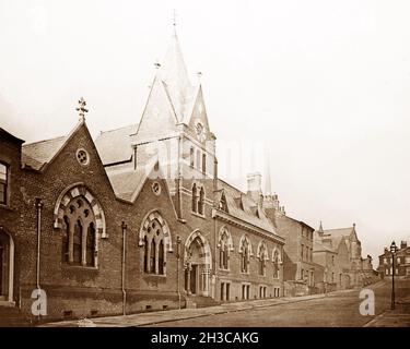Medizinische Fakultät, Park Street, Leeds, viktorianische Zeit Stockfoto