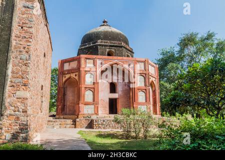 Afsarwala Grab im Humayun Grabkomplex in Delhi, Indien Stockfoto