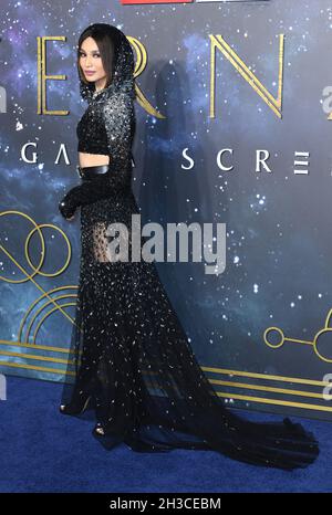 27. Oktober 2021. London, Großbritannien. Gemma Chan bei der UK Gala Screening von Eternals, dem BFI IMAX Waterloo. Quelle: Doug Peters/EMPICS/Alamy Live News Stockfoto