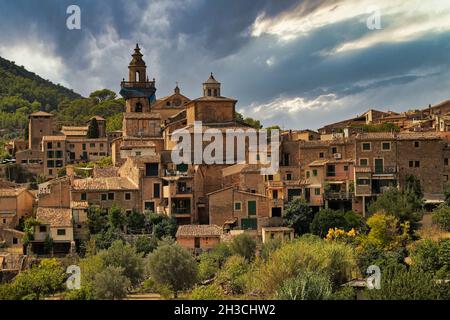 Bilder Bergdorf Valldemossa Baleareninsel Mallorca Stockfoto