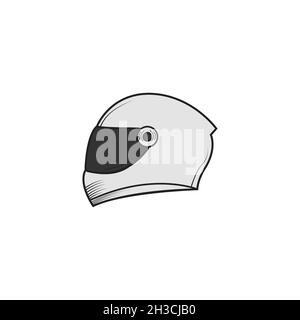 Helm mit Hand Stil Vektor, kann der Vektor für Sammlung, Phantasie, Web und etc. Verwendet werden Stock Vektor