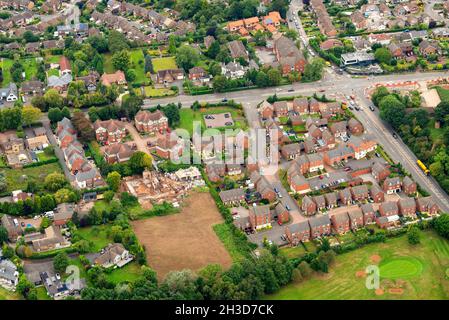 Luftbild von Mapperley in Nottingham Nottinghamshire England Stockfoto