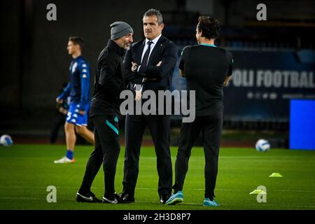 Empoli, Italien. Oktober 2021. Massimiliano Farris zweiter Trainer Inter während Empoli FC vs Inter - FC Internazionale, Italienischer Fußball Serie A Spiel in Empoli, Italien, Oktober 27 2021 Quelle: Independent Photo Agency/Alamy Live News Stockfoto