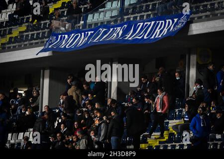 Empoli, Italien. Oktober 2021. Fans Empoli während Empoli FC vs Inter - FC Internazionale, Italienische Fußballserie Ein Spiel in Empoli, Italien, Oktober 27 2021 Quelle: Independent Photo Agency/Alamy Live News Stockfoto