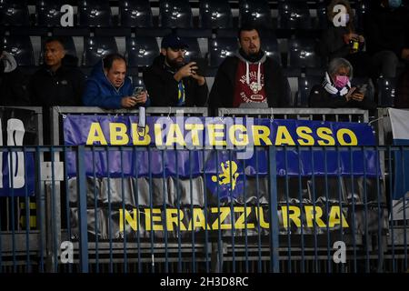 Empoli, Italien. Oktober 2021. Fans Inter während Empoli FC vs Inter - FC Internazionale, Italienische Fußballserie Ein Spiel in Empoli, Italien, Oktober 27 2021 Quelle: Independent Photo Agency/Alamy Live News Stockfoto