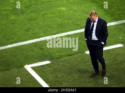 Aktenfoto vom 09-06-2019 von Ronald Koeman. Barcelona hat den Trainer der ersten Mannschaft Ronald Koeman nach der Niederlage gegen Rayo Vallecano am Mittwoch entlassen. Ausgabe: Donnerstag, 28. Oktober 2021. Stockfoto