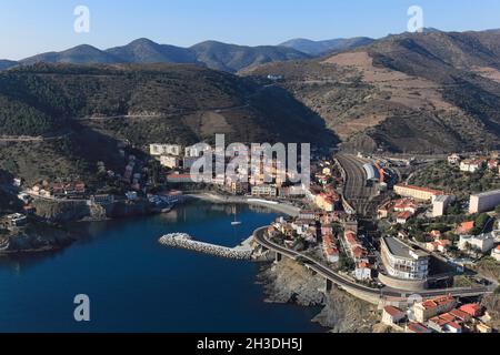 FRANKREICH PYRENEES ORIENTALES (66): CERBERE Stockfoto
