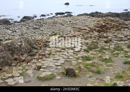 Blick auf Giant's Causeway, Nordirland Stockfoto