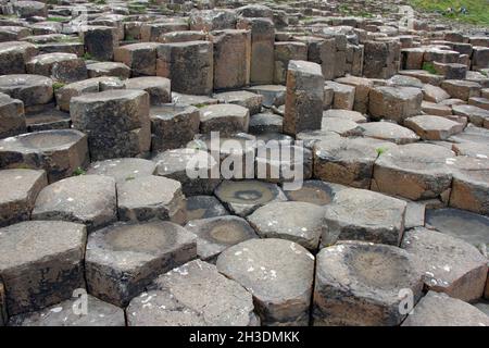 Blick auf Giant's Causeway, Nordirland Stockfoto