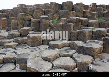 Blick auf Giant's Causeway, Nordirland Stockfoto