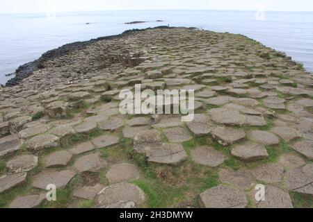 Blick auf Giant's Causeway, Nordirland Stockfoto