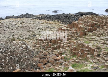 Blick auf Giant's Causeway, Nordirland Stockfoto