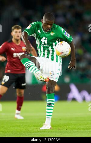 Sevilla, Spanien, 27. Oktober 2021, William Carvalho von Real Betis während des spanischen Fußballspiels La Liga zwischen Real Betis und Valencia CF am 27. Oktober 2021 im Benito Villamarin Stadion in Sevilla, Spanien - Foto: Joaquin Corchero/DPPI/LiveMedia Stockfoto