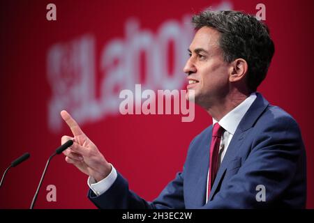 ED MILIBAND, 2021 Stockfoto