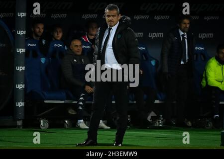 Empoli, Italien. Oktober 2021. Massimiliano Farris zweiter Trainer Inter während Empoli FC vs Inter - FC Internazionale, Italienischer Fußball Serie A Spiel in Empoli, Italien, Oktober 27 2021 Quelle: Independent Photo Agency/Alamy Live News Stockfoto