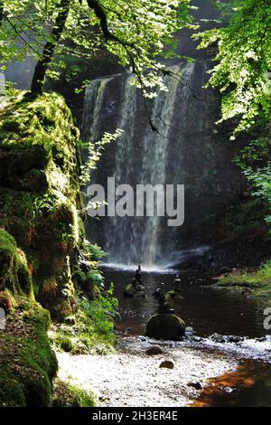 Dalcairney Falls - Dalmellington - Schottland Stockfoto