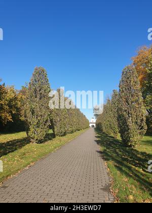 Hauptfriedhof in Mülheim an der Ruhr Stockfoto