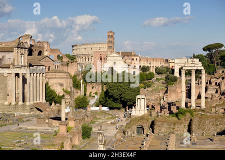 Italien, Rom, das Forum Romanum Stockfoto