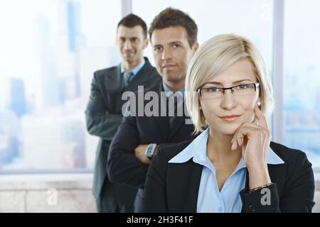 Porträt von selbstbewussten Profis Stockfoto