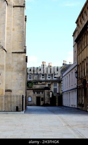 Architektur in Bath, der einzigen Stadt Großbritanniens, die zum Weltkulturerbe gehört Stockfoto