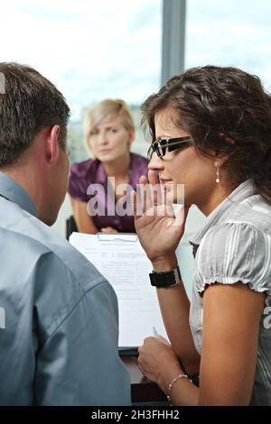 Job-interview Stockfoto