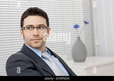 Porträt des Kaufmanns Stockfoto