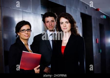 Glückliche junge Business-team Stockfoto