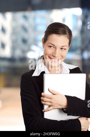 Lächelnde Geschäftsfrauen Stockfoto