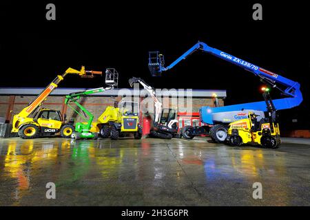 CW-Werksmiete Depot an der Armley Road in Leeds, West Yorkshire, Großbritannien Stockfoto