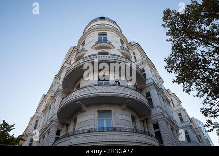 Berlin, Deutschland. Oktober 2021. Botschaft von Griechenland in Berlin, Deutschland, am 28. Oktober 2021. (Foto: Michael Kuenne/PRESSCOV/Sipa USA) Quelle: SIPA USA/Alamy Live News Stockfoto