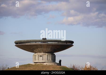 Denkmal der Flamme des Ruhms in Kiew Stockfoto