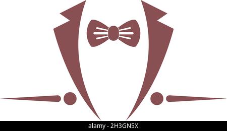 Bowties Symbol Logo flach Design Vorlage Vektor Stock Vektor