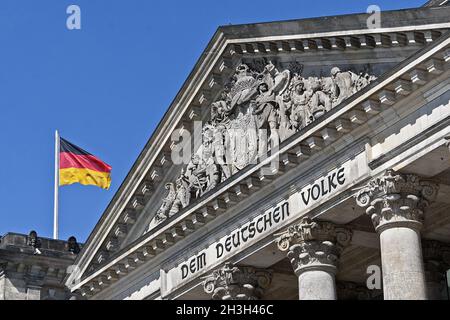 Reichstagsgebäude Stockfoto