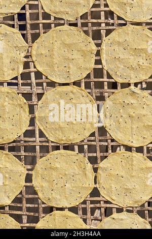 Papadum Stockfoto