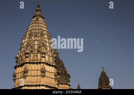 Chaturbhuj Tempel. Orchha, Madhya Pradesh, Indien Stockfoto