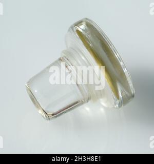 Flaschenstopfen, Glas Stockfoto