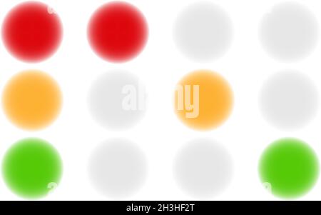 Ampel, Ampel, Semaphore-Symbol, Illustration - Stock-Vektor-Illustration, Clip-Art-Grafiken Stock Vektor