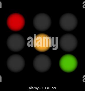 Ampel, Ampel, Semaphore-Symbol, Illustration - Stock-Vektor-Illustration, Clip-Art-Grafiken Stock Vektor