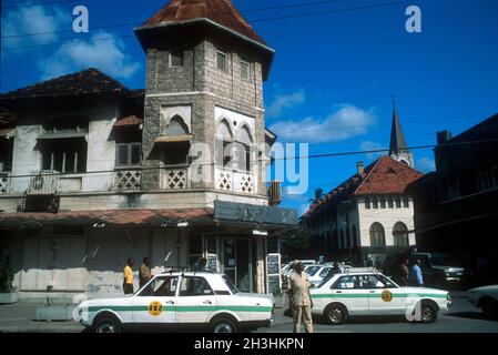 Architektur  Zentral dar es-Salaam, Tansania 1998 Stockfoto