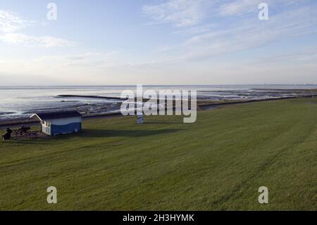 Wattenmeer; Biosphärenreservat; Dietmarschen; Stockfoto