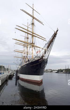 Passat, Viermast-Stahlbarke, Stockfoto