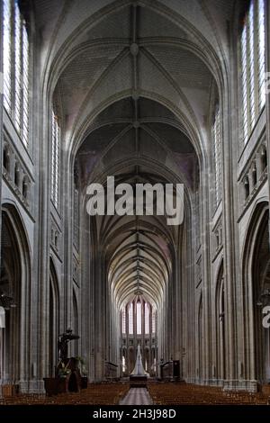 FRANKREICH. LOIRET (45) ORLEANS. ST. ÜBERQUEREN SIE DIE KATHEDRALE Stockfoto