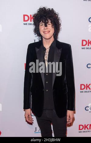 NEW YORK, NY - 28. OKTOBER: LP nimmt am 28. Oktober 2021 an der DKMS-Gala zum 30. Jubiläum in der Cipriani Wall Street in New York City Teil. Kredit: Ron Adar/Alamy Live Nachrichten Stockfoto