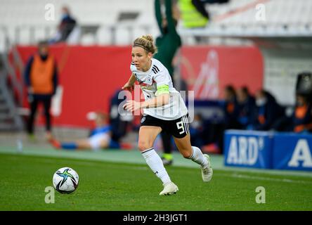 Svenja HUTH (GER) Action, Fußball-Laenderspiel-Frauen, WM-Qualifikation, Deutschland (GER) - Israel (ISR) 7: 0, am 26. Oktober 2021 in Essen/Deutschland. Â Stockfoto