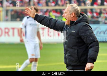 Fußball: 2.BL. - 15/16 - SC Freiburg vs. Union Berlin Stockfoto